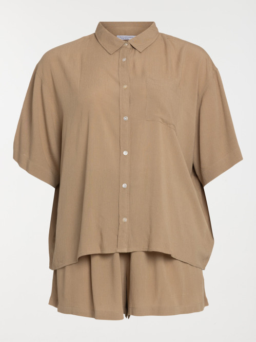 Pyjashort grande taille femme