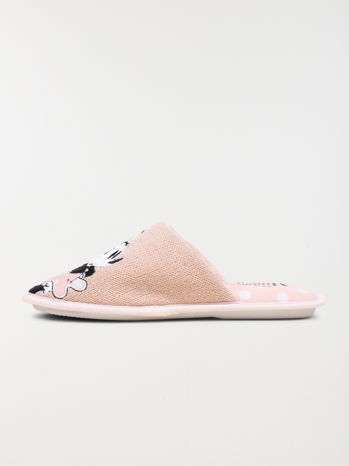 Chausson rose Minnie femme (36-41)