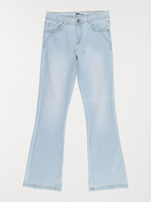 Jean flare bleached fille...