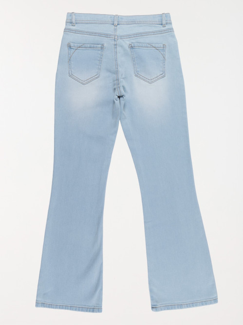 Jean flare bleached fille...
