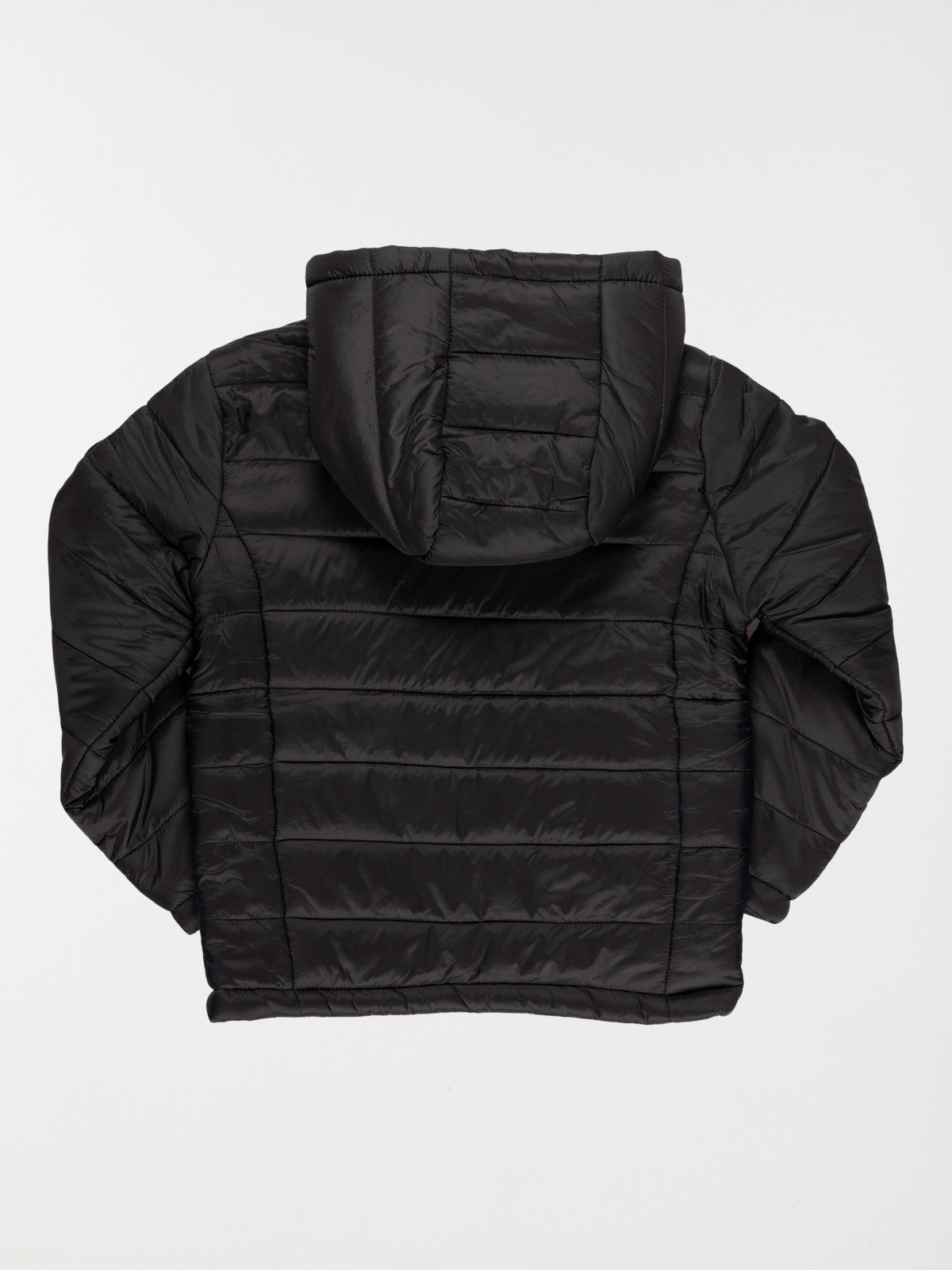 Doudoune légère noire garçon (3-12A)