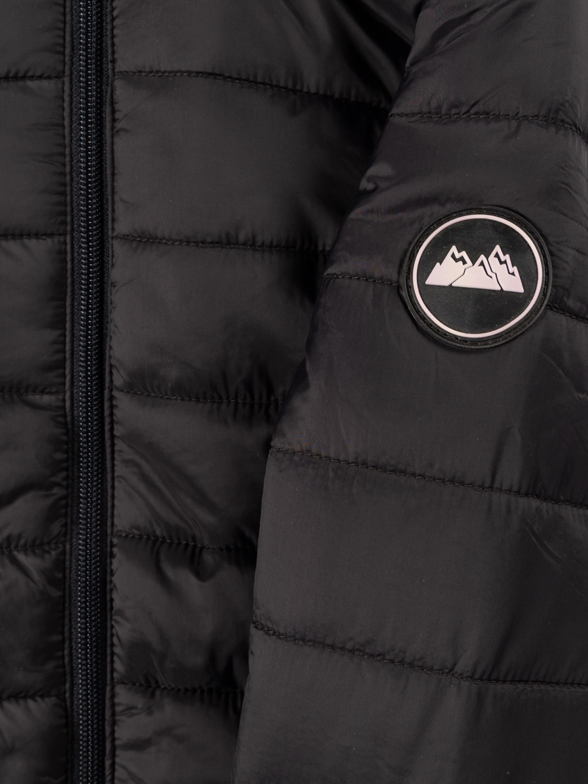 Doudoune légère noire garçon (3-12A)