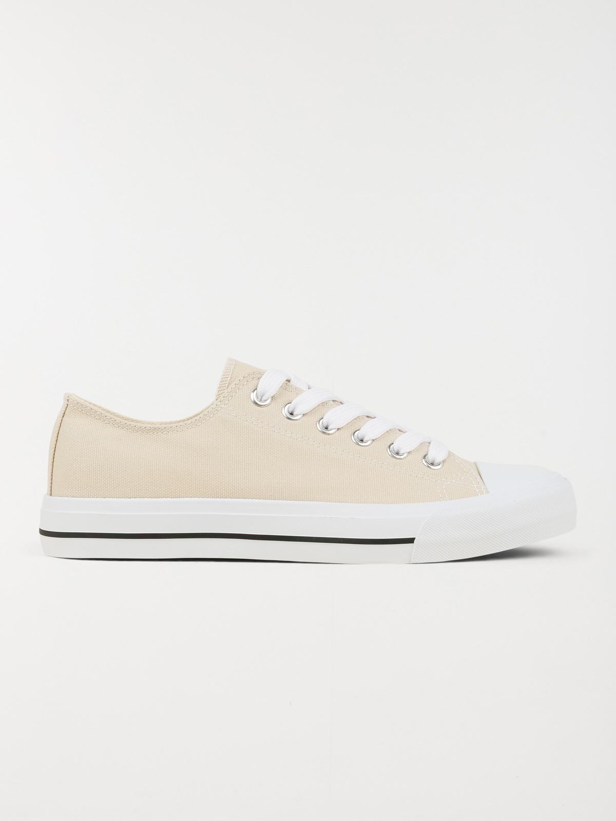 Tennis toile basse femme beige (36-41)