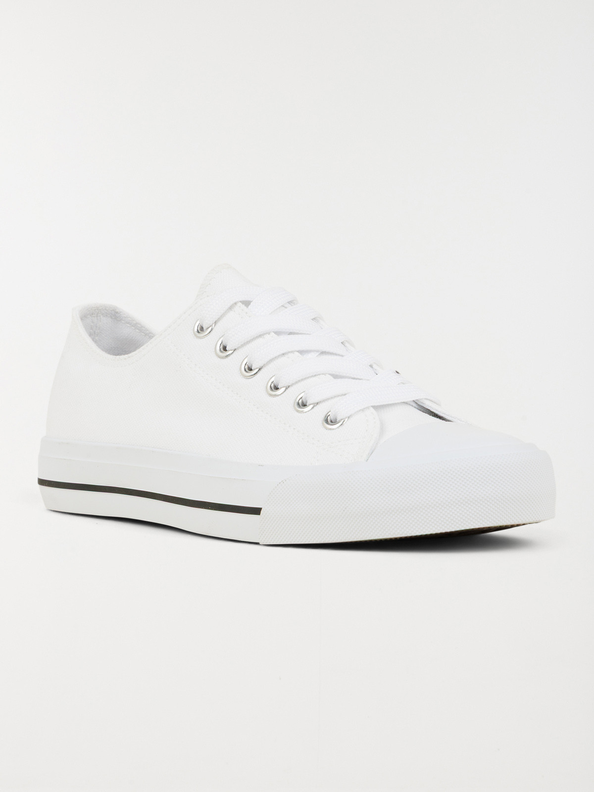 Tennis en toile blanche femme (36-41) Tennis en toile blanche femme (36-41)