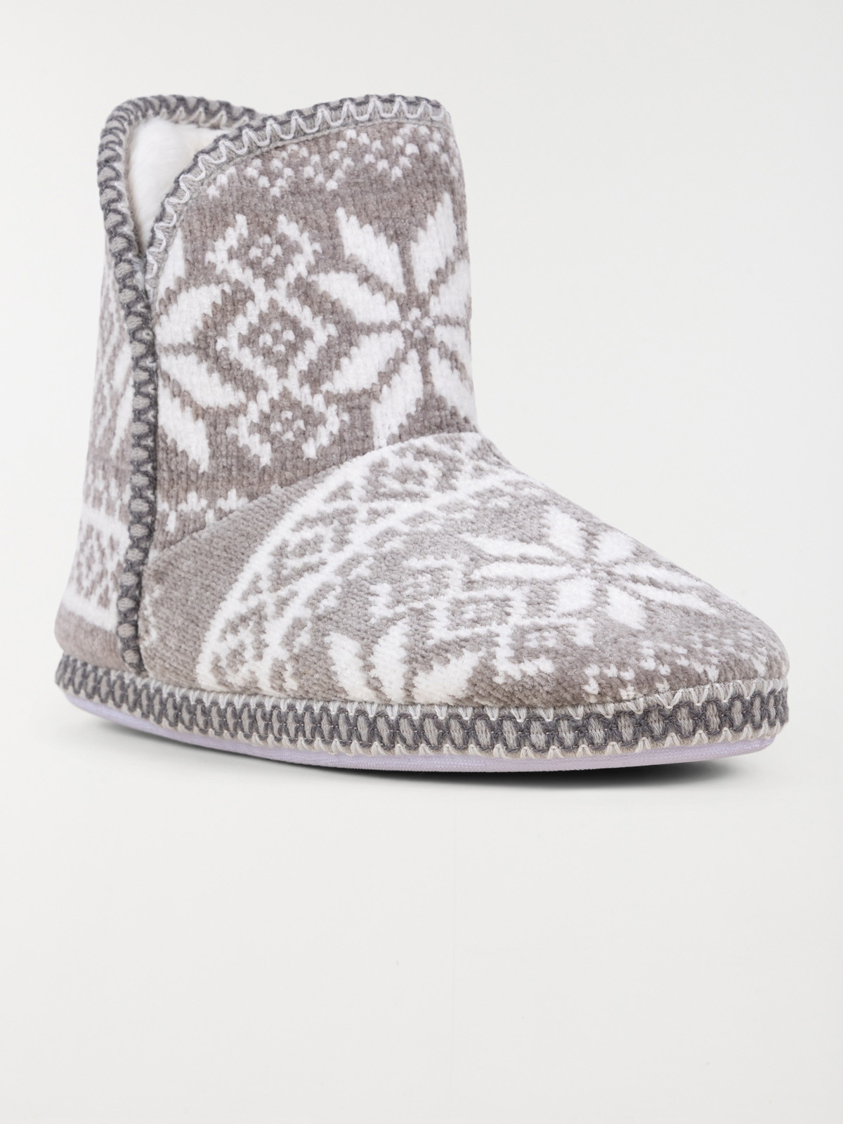 Chausson botte imprimé femme (36-41) Chausson botte imprimé femme (36-41)