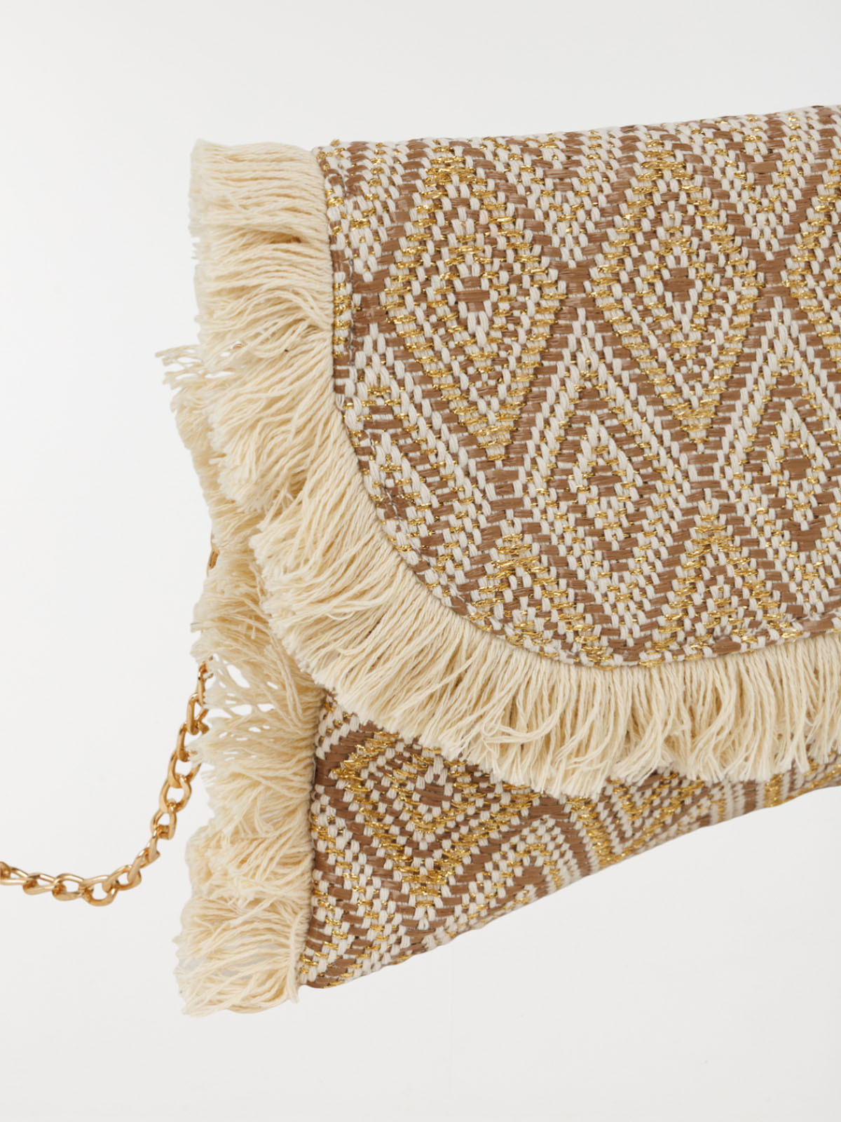 Pochette bohème à franges femme