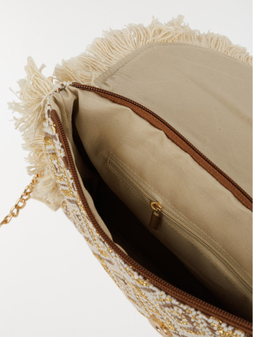 Pochette bohème à franges...