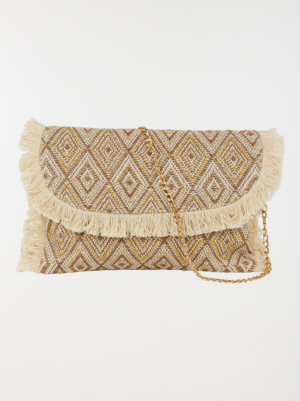 Pochette bohème à franges femme