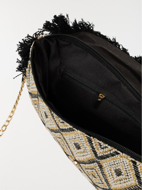 Pochette bohème à franges...
