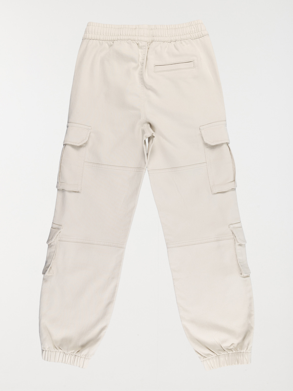 Pantalon cargo beige lin garçon (XXS-M)