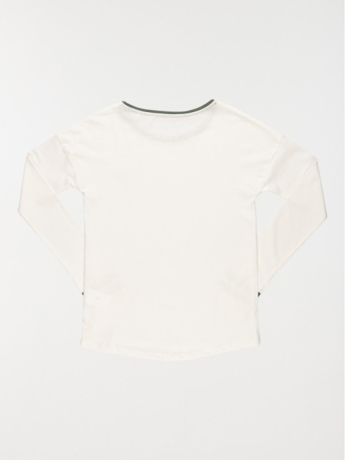 T-shirt écru 100% coton...