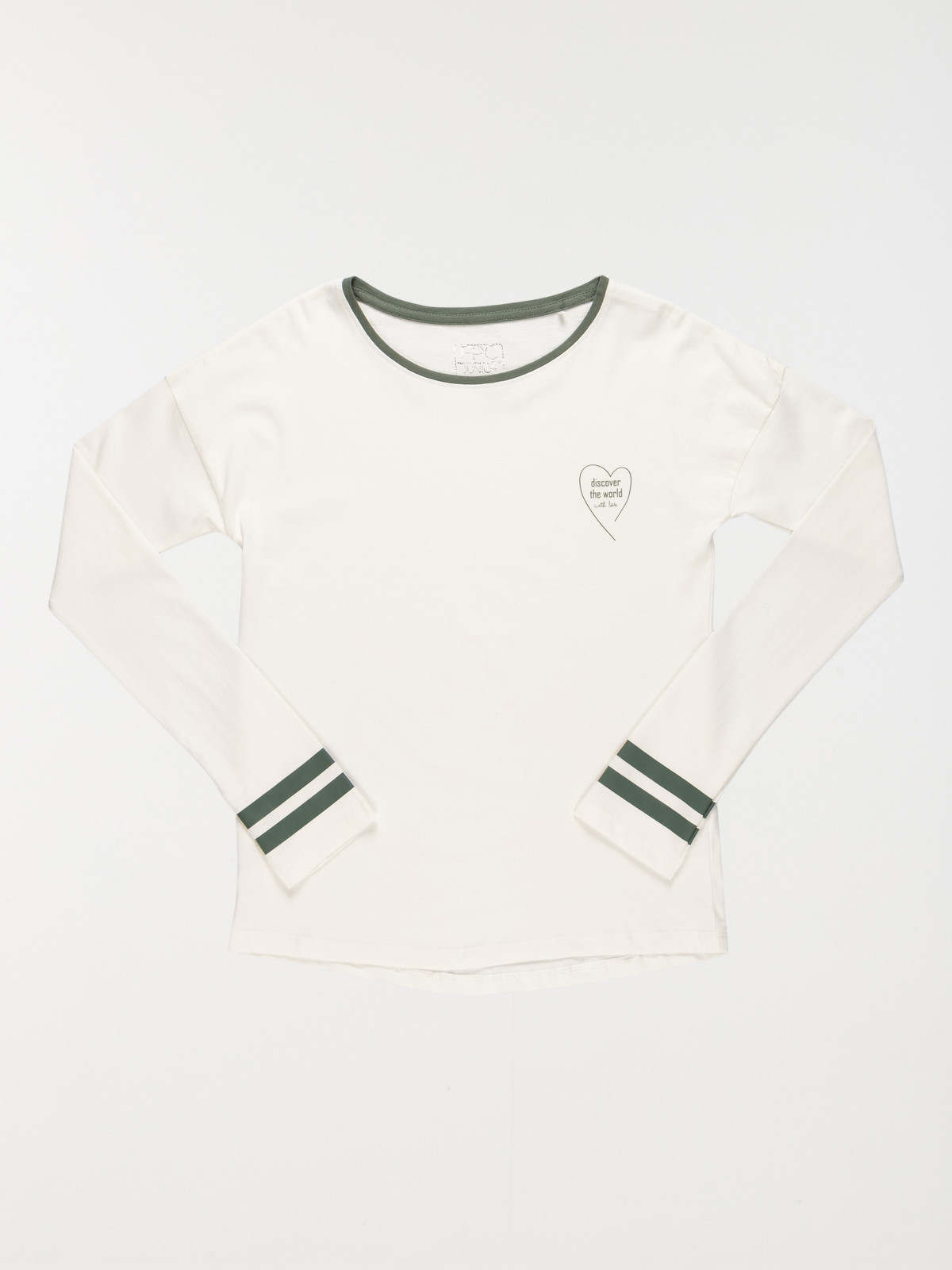 T-shirt écru 100% coton fille (10-16A)