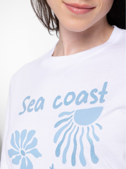 T-shirt sea colors femme