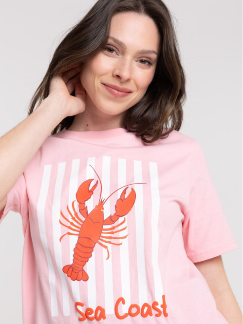 T-shirt homard sea coast femme