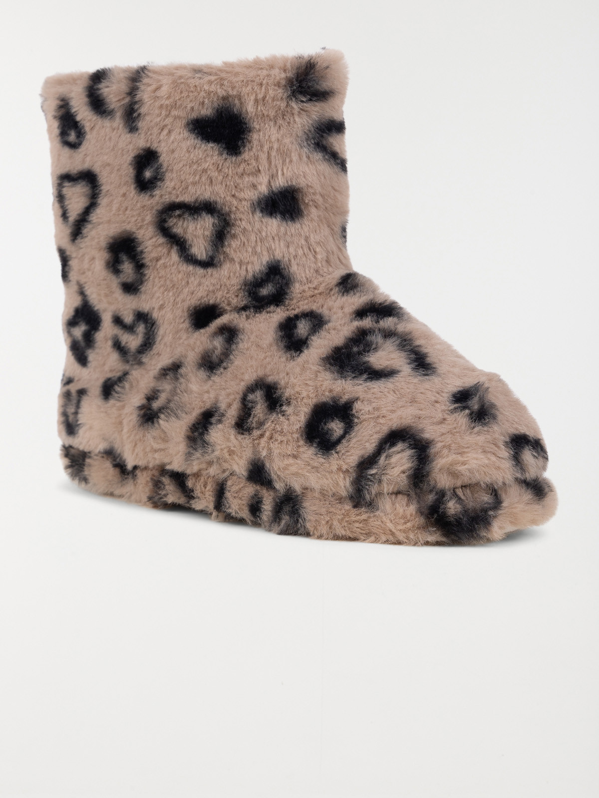 Chausson botte femme léopard (36-41)