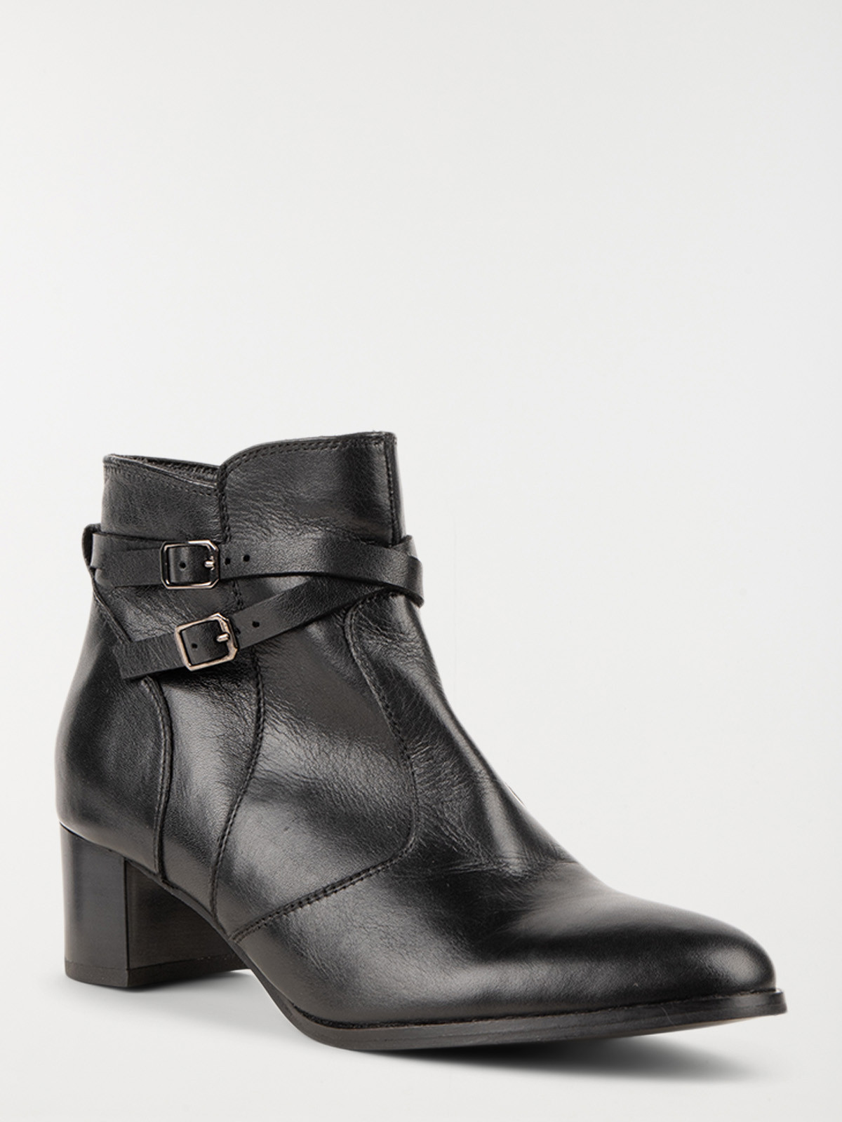 Bottines à talons femme noir (36-41) Bottines à talons femme noir (36-41)