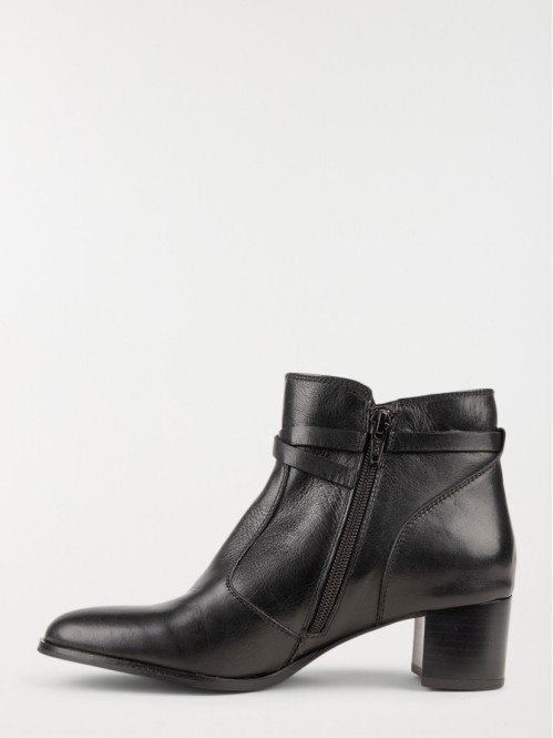 Bottines à talons femme noir (36-41) Bottines à talons femme noir (36-41)