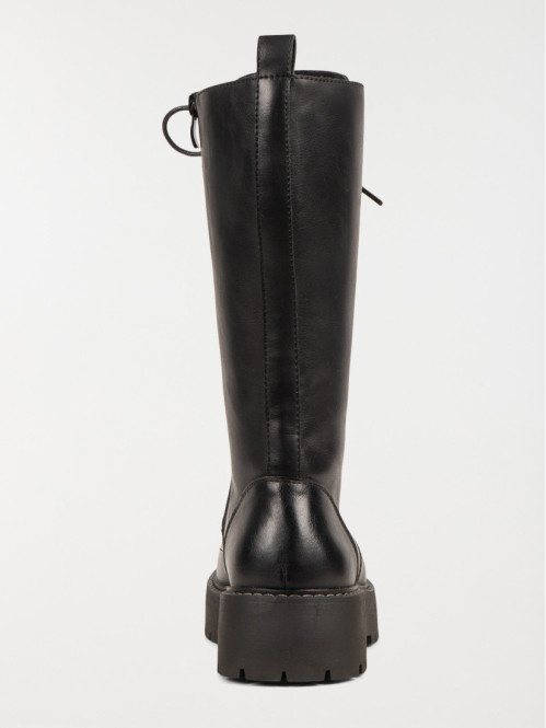 Bottines plates lacete...