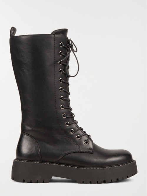 Bottines plates lacete...