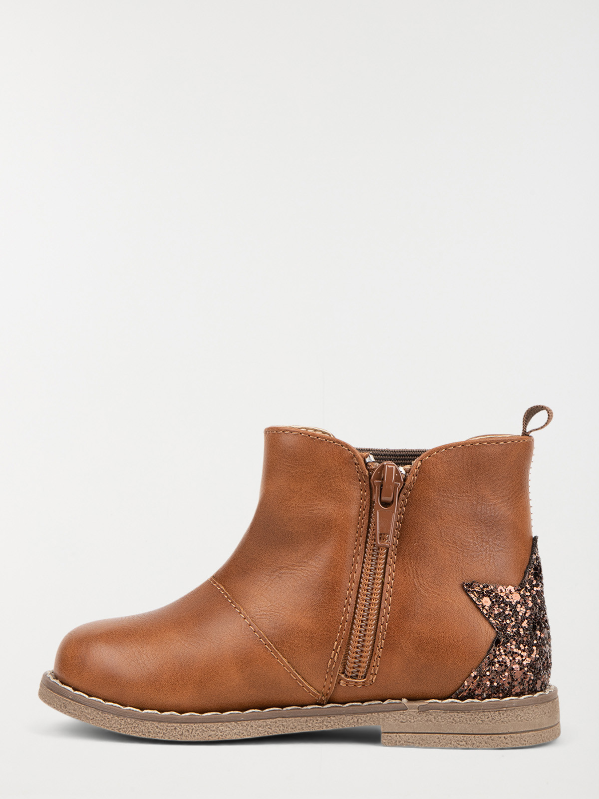 Bottines marron pailletées (25-30) Bottines marron pailletées (25-30)