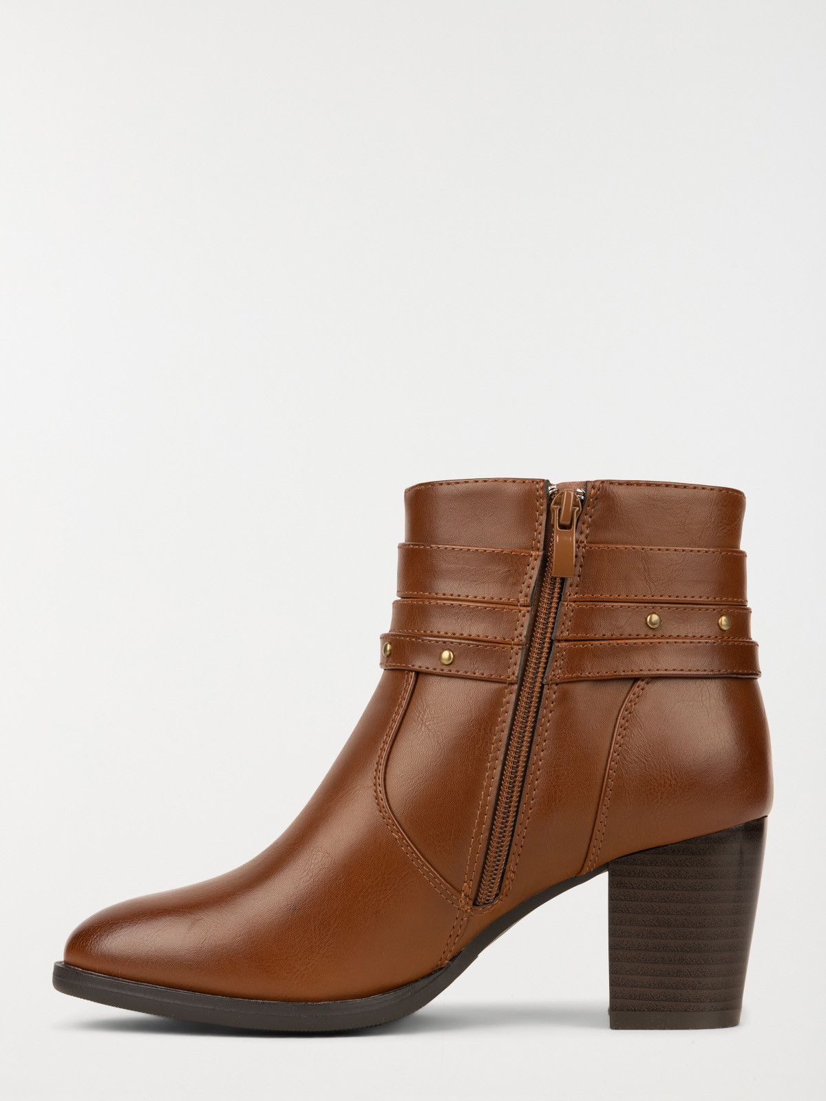 Bottine multibride marron femme (36-41)