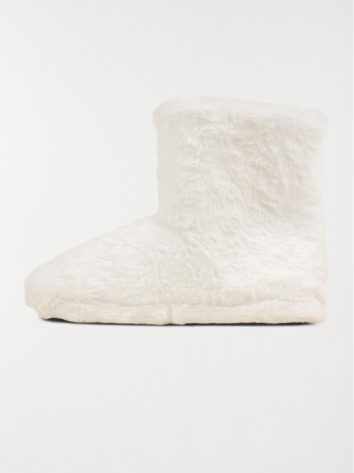 Chausson botte lune femme blanc (36-41) Chausson botte lune femme blanc (36-41)