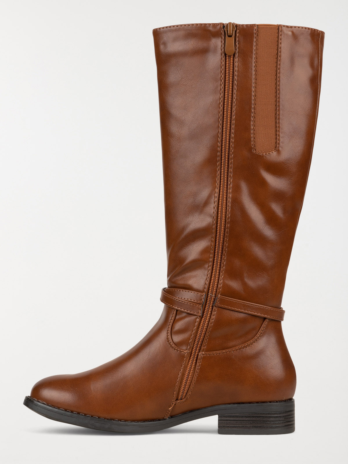 Bottes marrons plates femme (36-41) Bottes marrons plates femme (36-41)
