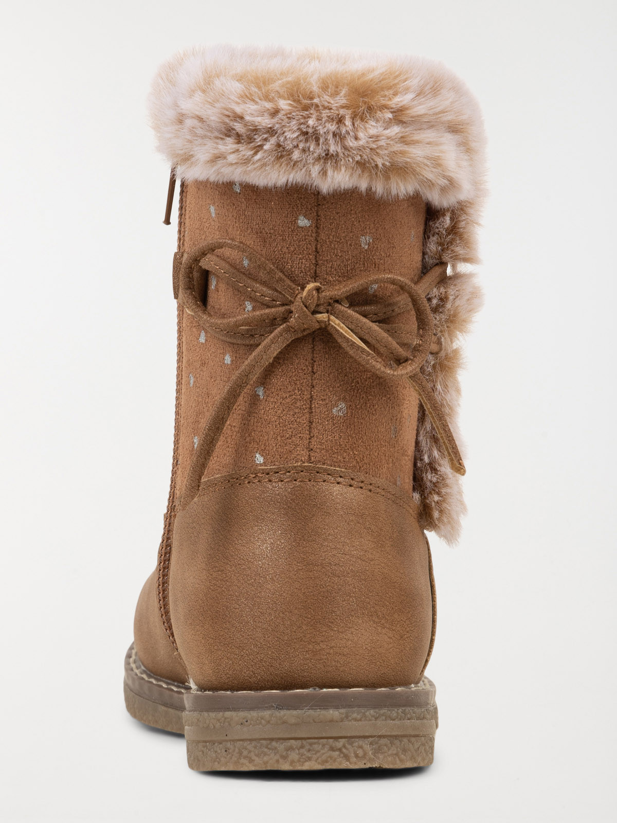 Bottes marrons fourrées fille (25-30)