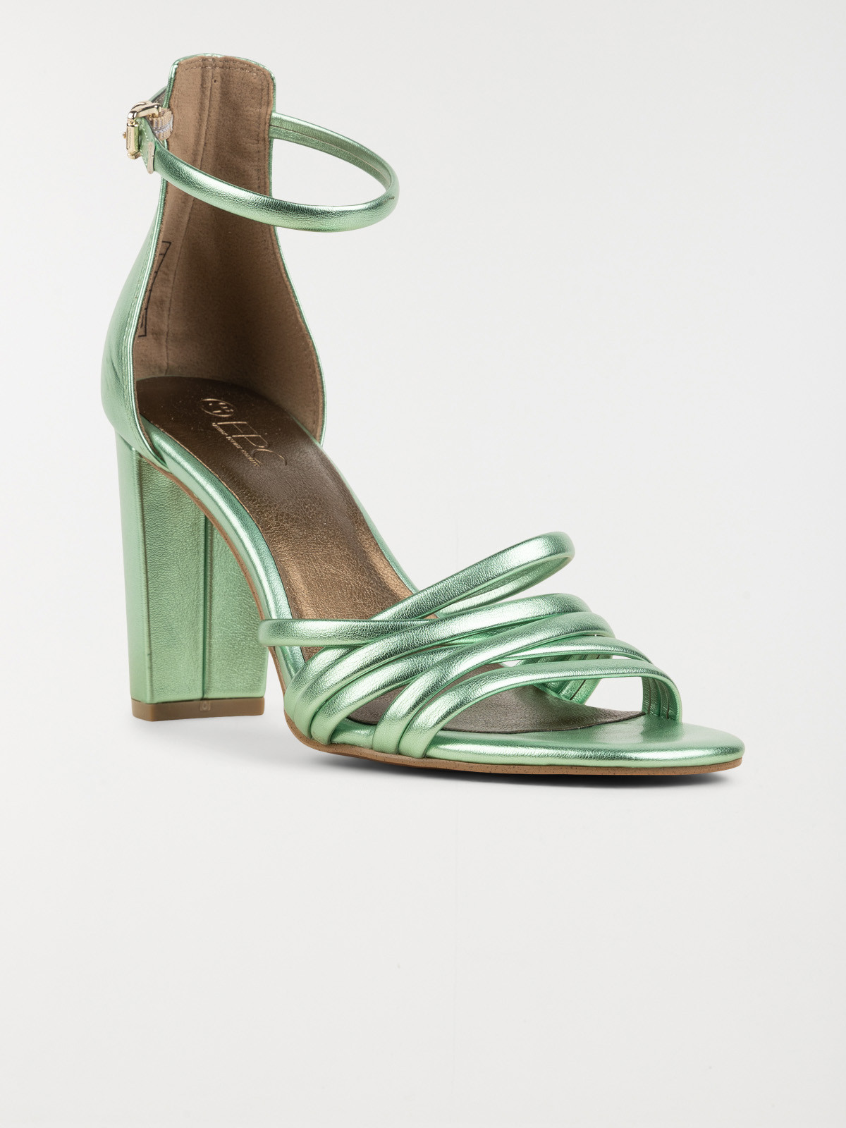 Sandale verte femme talon (36-41)