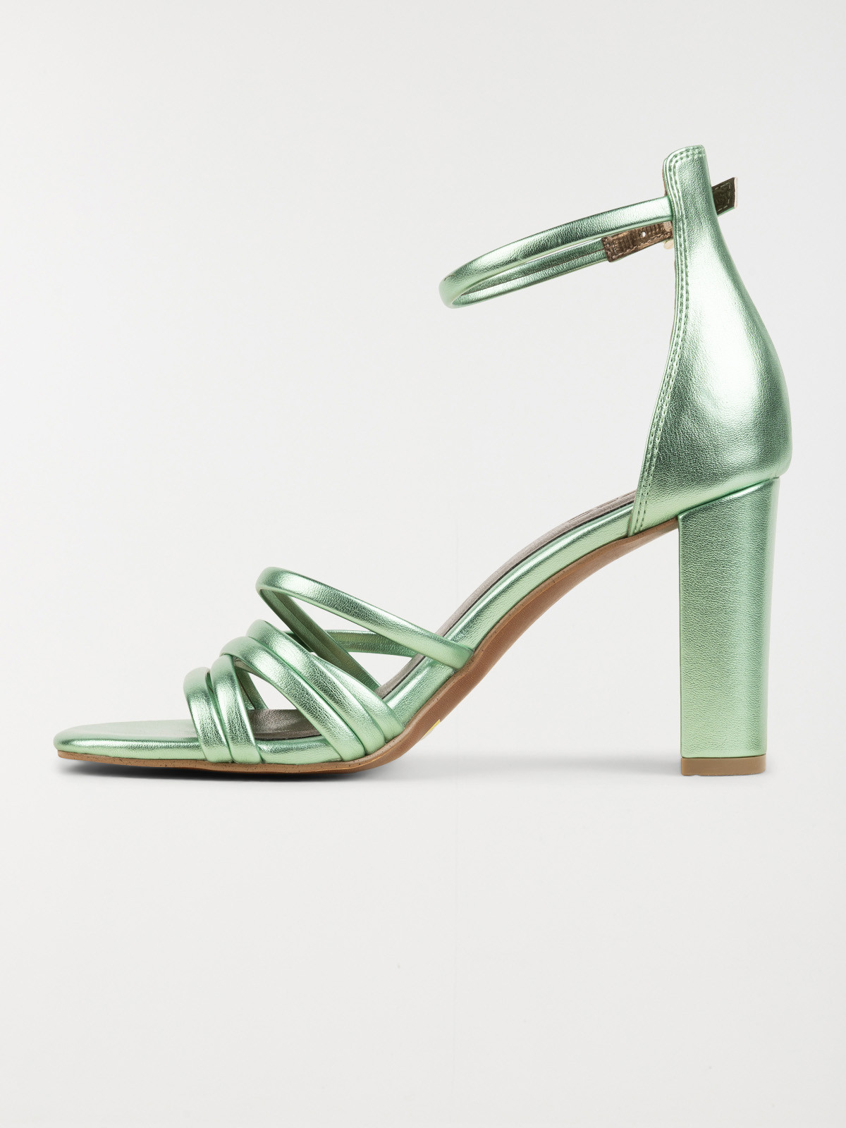 Sandale verte femme talon (36-41)
