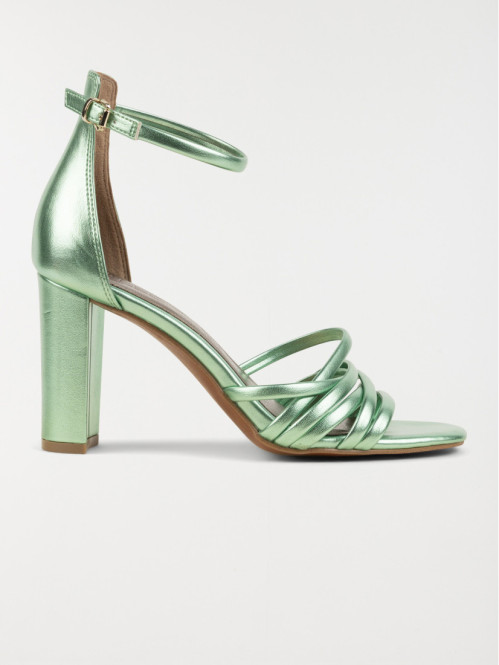 Sandale verte femme talon (37-40) Sandale verte femme talon (37-40)