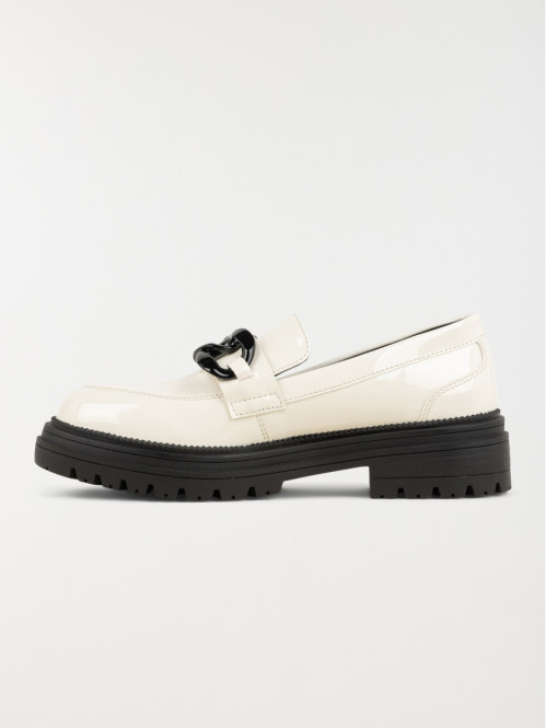 Mocassin beige talon femme (36-41) Mocassin beige talon femme (36-41)