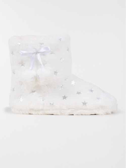 Chausson botte étoiles femme (36-41)