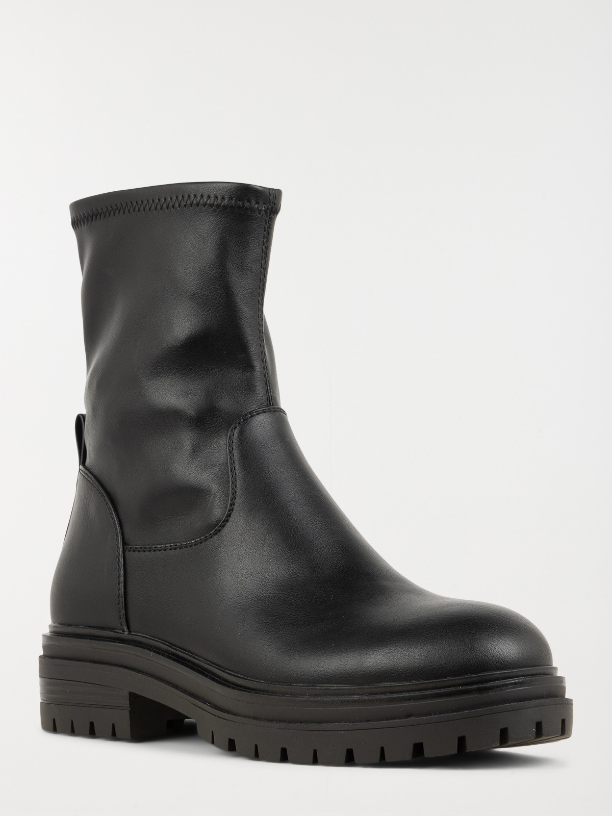 Bottines plates noires femme (36-41)