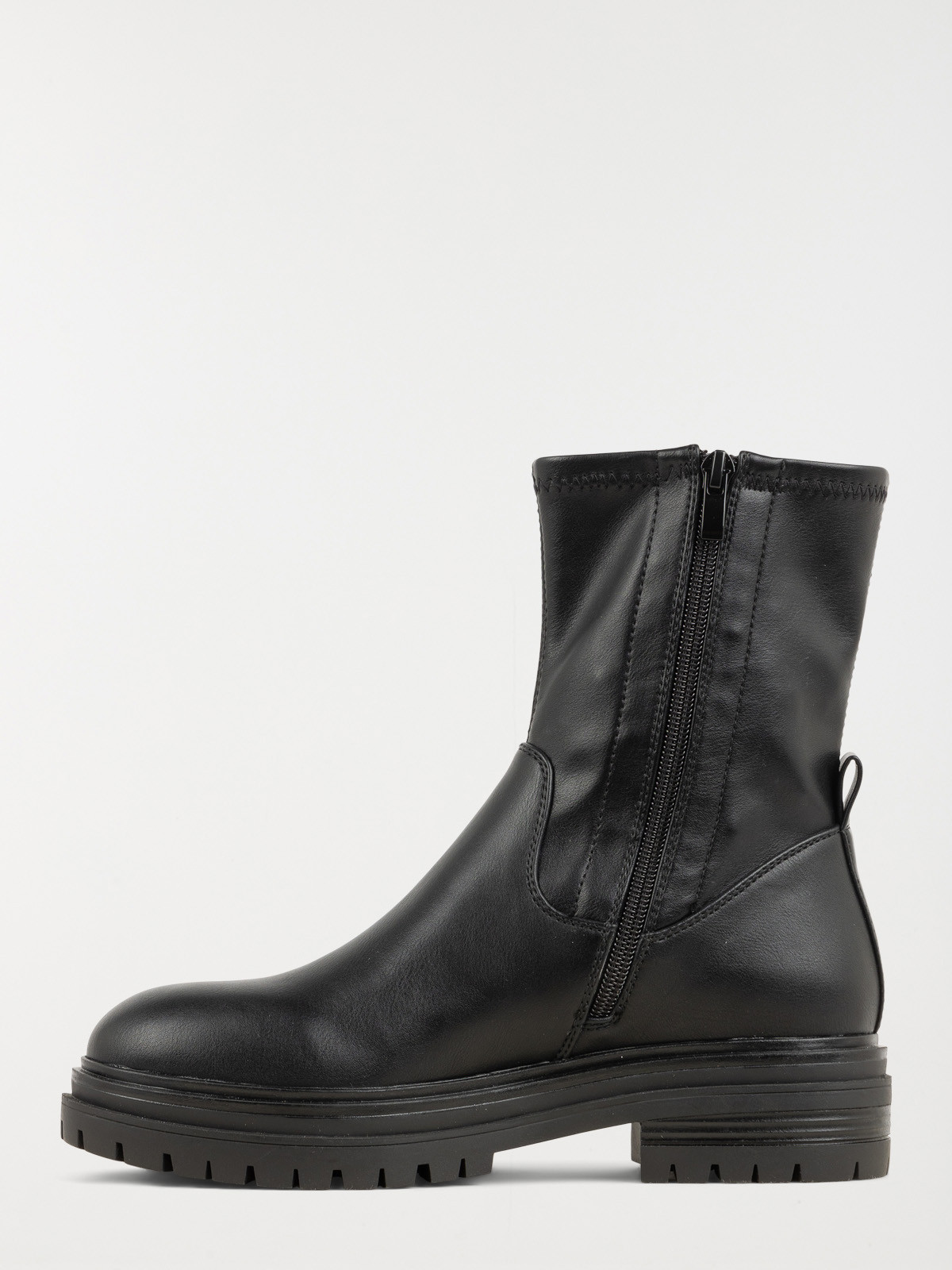Bottines plates noires femme (36-41)
