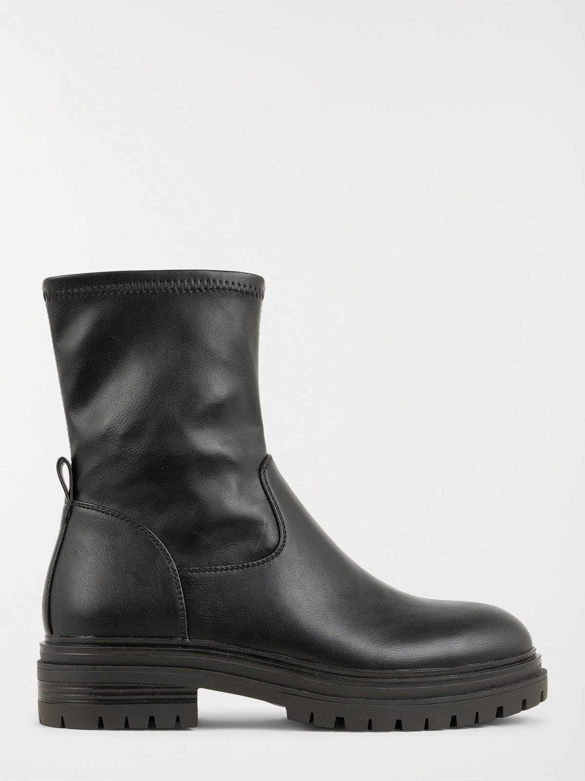Bottines plates noires femme (36-41)