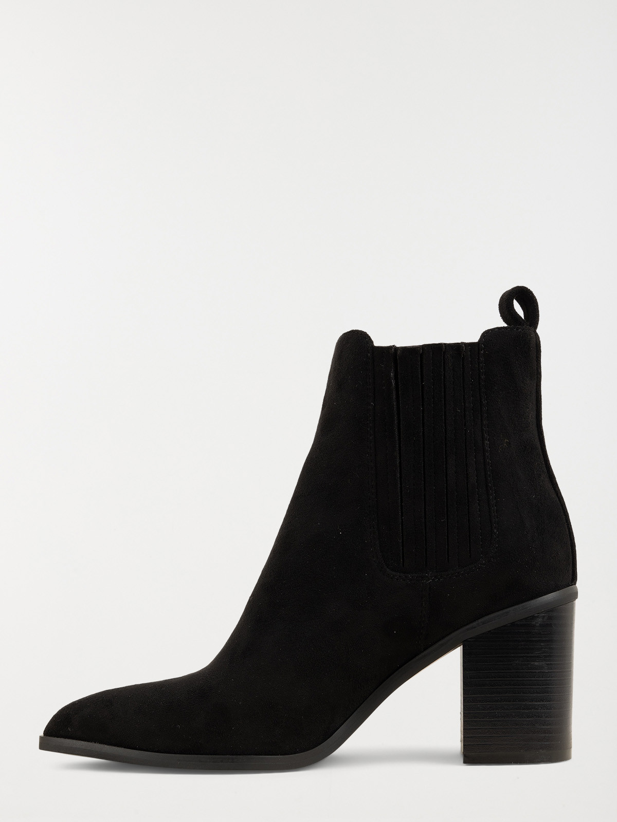 Bottines noires suédines femme (36-41)