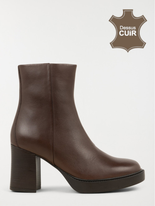 Bottines à talon femme (36-41)