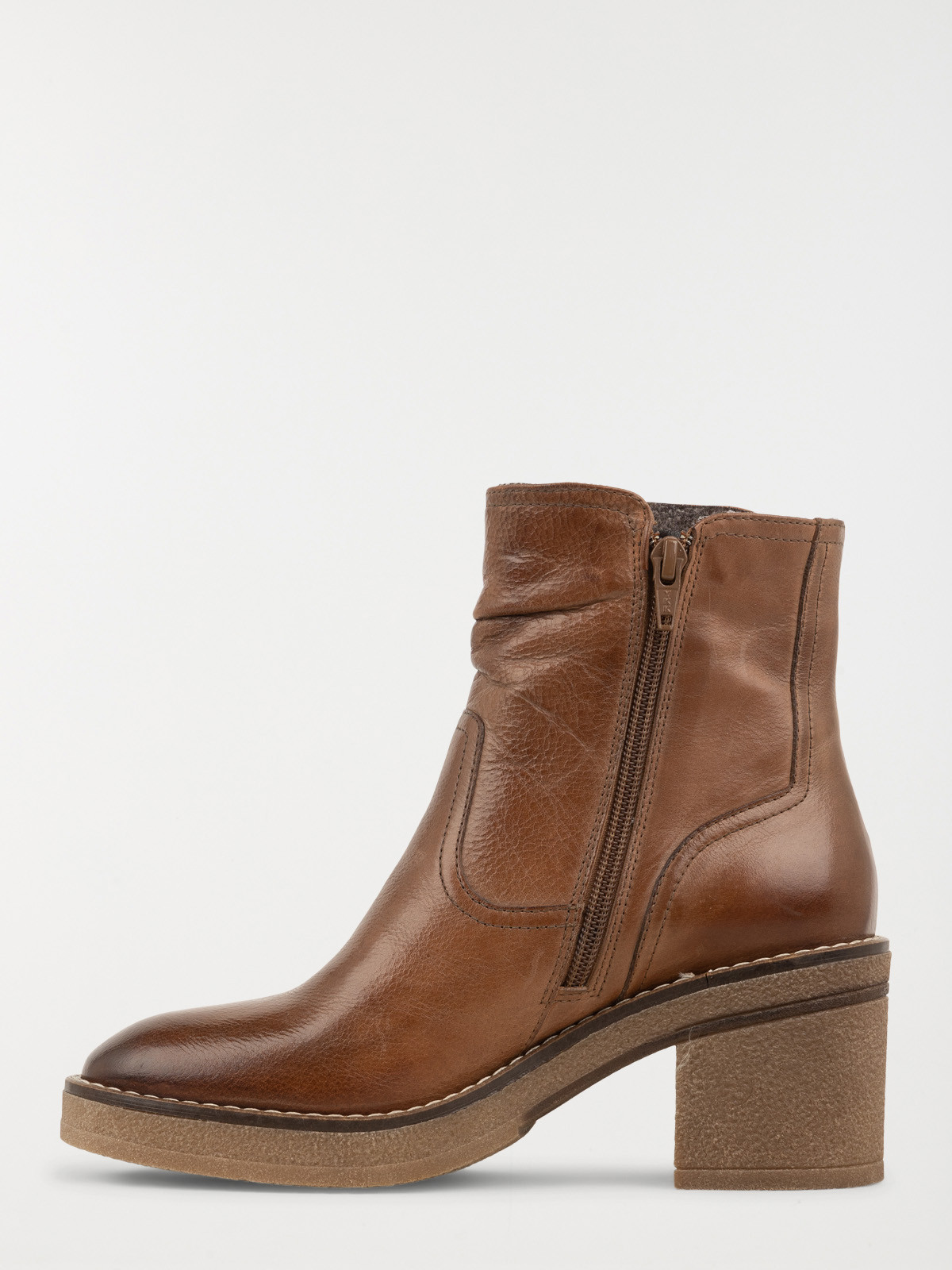 Bottines marrons femme à talon (36-41)