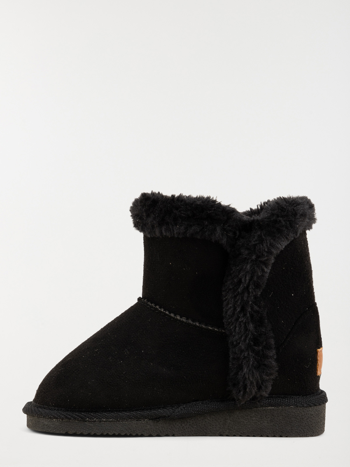 Bottines noires fourrées fille (25-30)