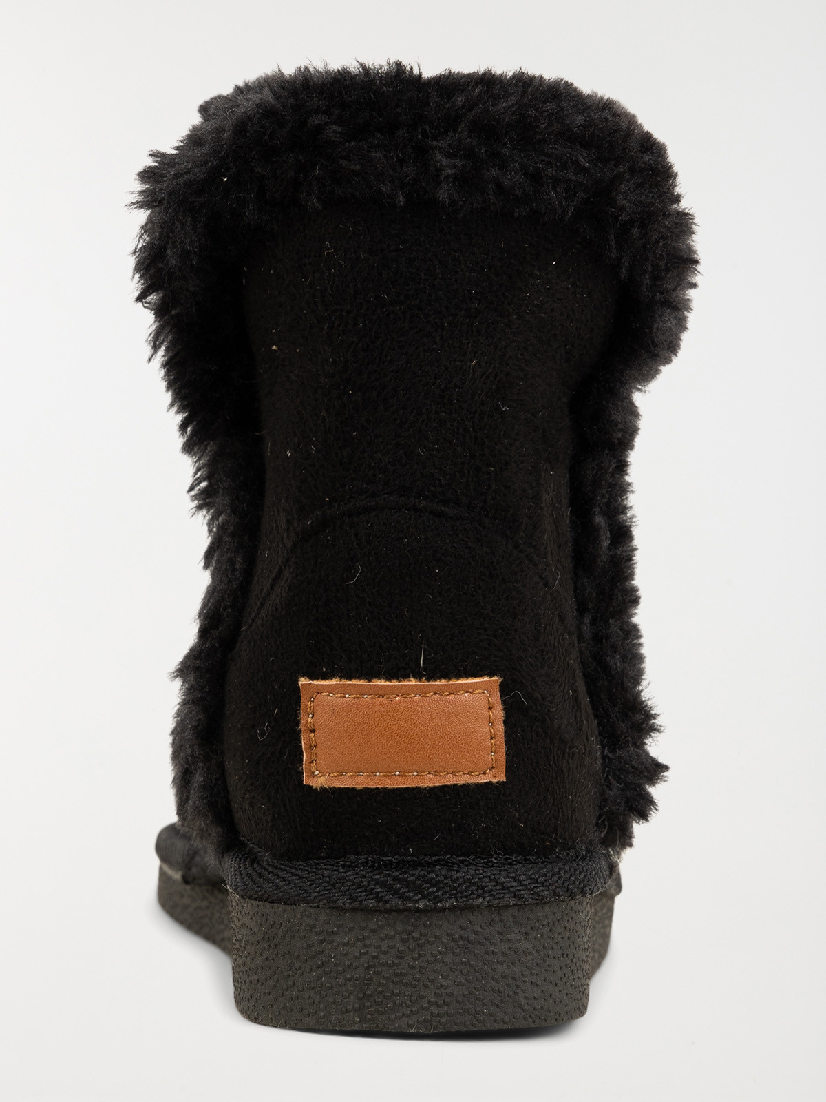 Bottines noires fourrées fille (25-30)