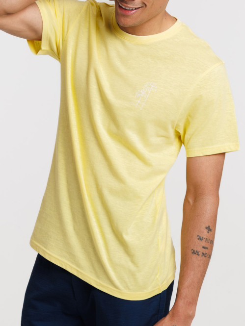 T-shirt motif palmier homme