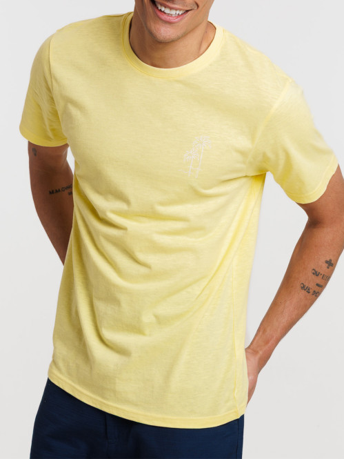 T-shirt motif palmier homme