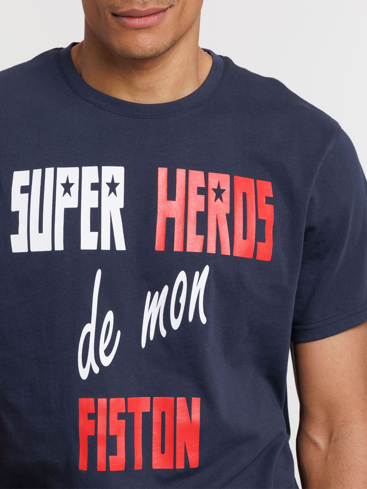 T-shirt super héros de mon fiston homme T-shirt super héros de mon fiston homme