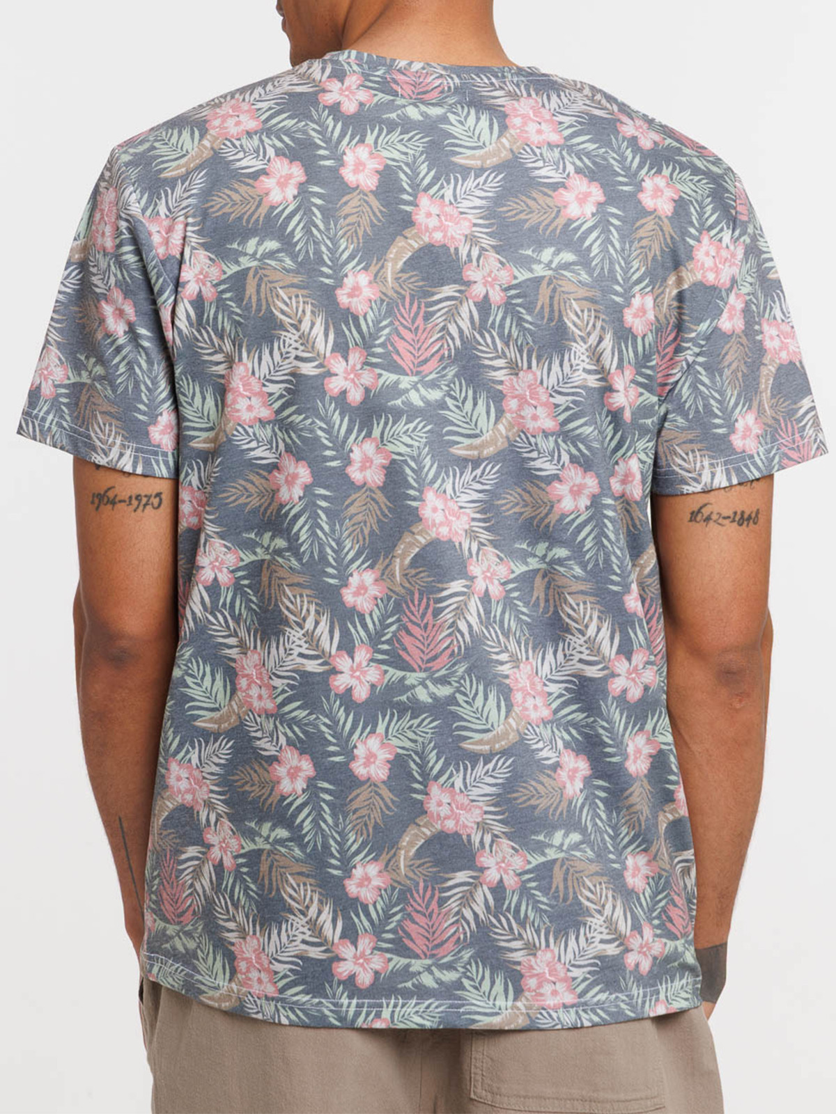 Tee-shirt feuillage tropical homme Tee-shirt feuillage tropical homme