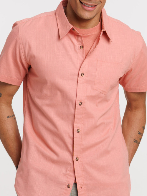 Chemisette rose sauvage homme