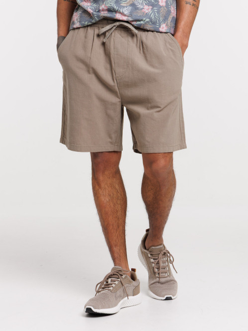 Short tilleul en coton homme