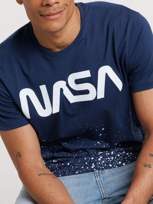 T-shirt Nasa col rond homme