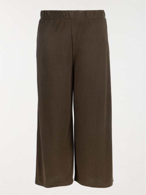 Pantalon kaki grande taille femme