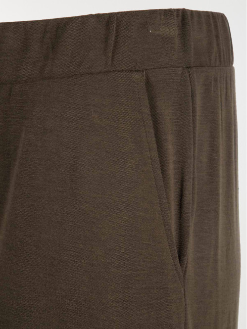 Pantalon kaki grande taille femme